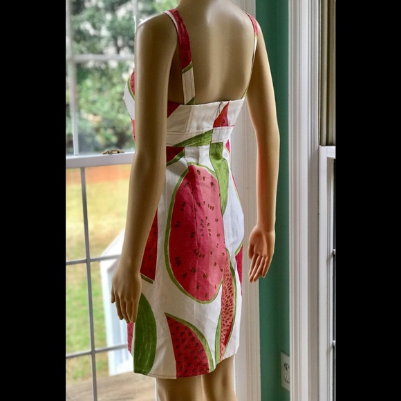 Nanette Lepore watermelon dress size 8 - Picture 2 of 7